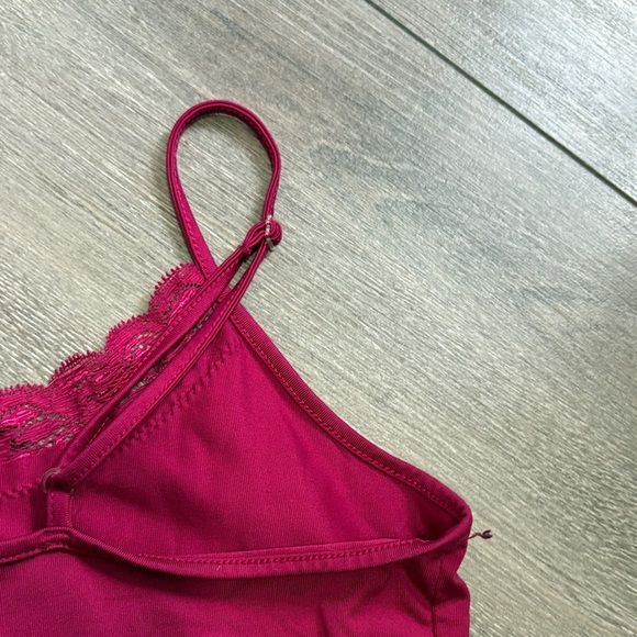 Reitmans Pink Lace Trim Camisole - Picture 4 of 6